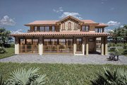 Mediterranean Style House Plan - 4 Beds 3.5 Baths 2994 Sq/Ft Plan #1101-31 