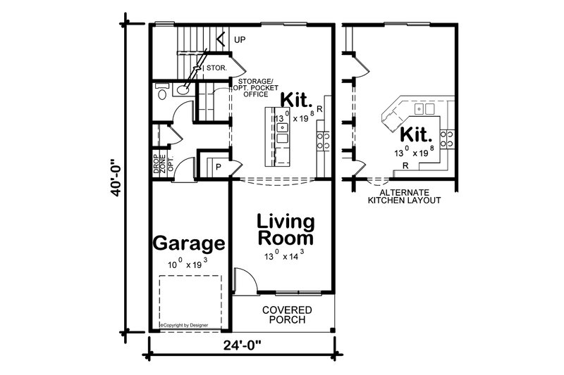 Dream House Plan - Floor Plan - Upper Floor for Farmhouse House Plan #20-2638 - 3 bed, 2.5 bath