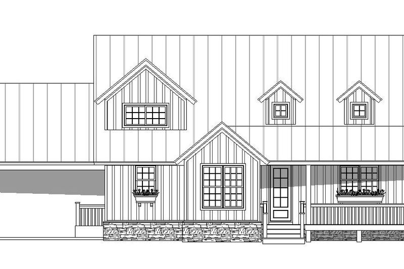 House Plan Design - Exterior - Front Elevation 3 for Country House Plan #932-268 - 3 bed, 2.5 bath