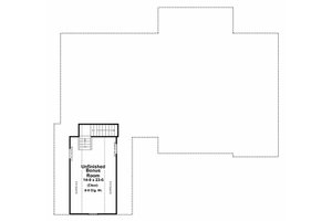 Floor Plan - Other Floor for European House Plan #21-242 - 3 bed, 2.5 bath