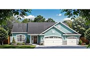 Traditional Style House Plan - 2 Beds 2 Baths 1254 Sq/Ft Plan #58-124 