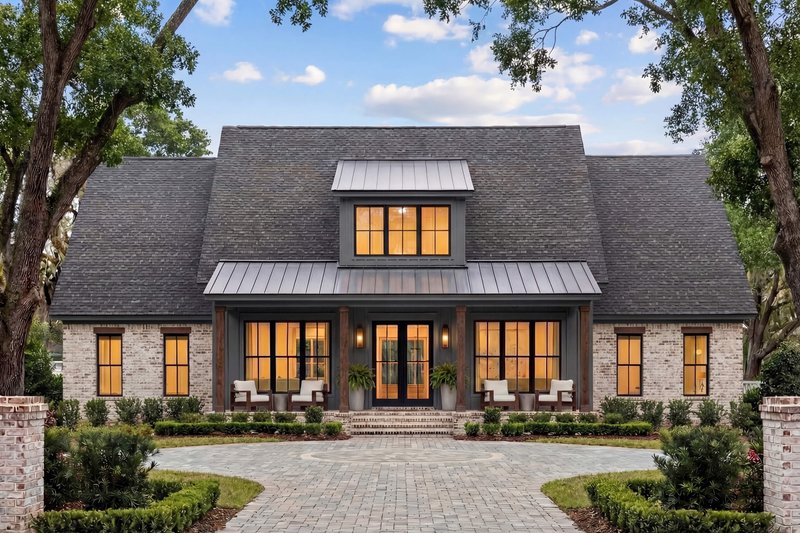 House Plan Design - Exterior - Front Elevation 6 for Farmhouse House Plan #430-366 - 4 bed, 3 bath