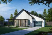 Modern Style House Plan - 2 Beds 1 Baths 682 Sq/Ft Plan #20-2562 