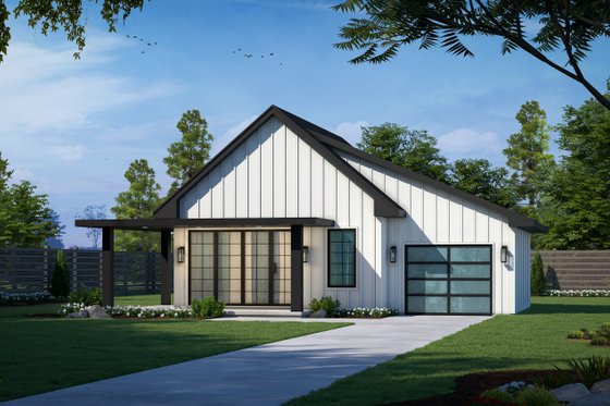 Modern Tiny Cottage Plan