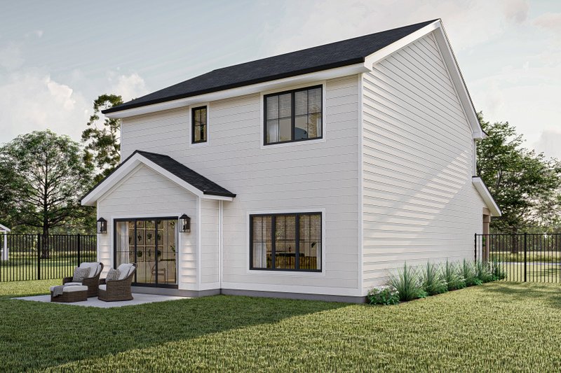 House Blueprint - Exterior - Other Elevation 1 for Modern House Plan #455-623 - 3 bed, 3 bath