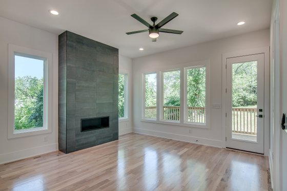 Interior - Family Room for Modern House Plan #1085-2 - 3 bed, 2.5 bath