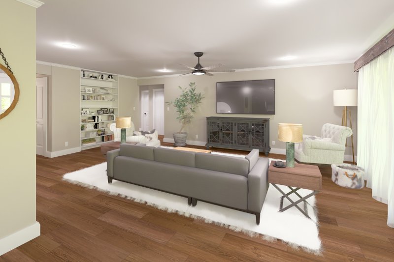 Home Plan - Interior - Other for European House Plan #44-138 - 3 bed, 2 bath