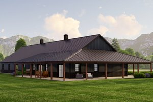 Exterior - Other Elevation 1 for Barndominium House Plan #1064-218 - 3 bed, 3.5 bath