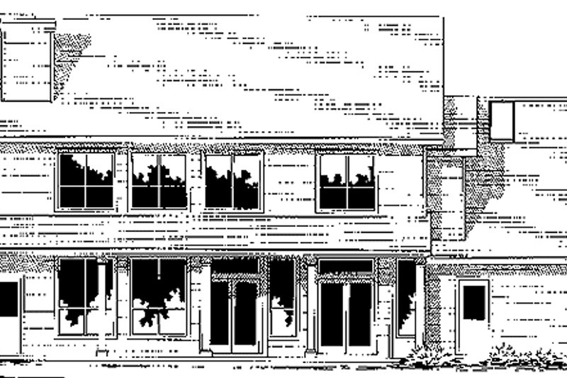 Dream House Plan - Exterior - Rear Elevation for Country House Plan #472-322 - 4 bed, 4.5 bath