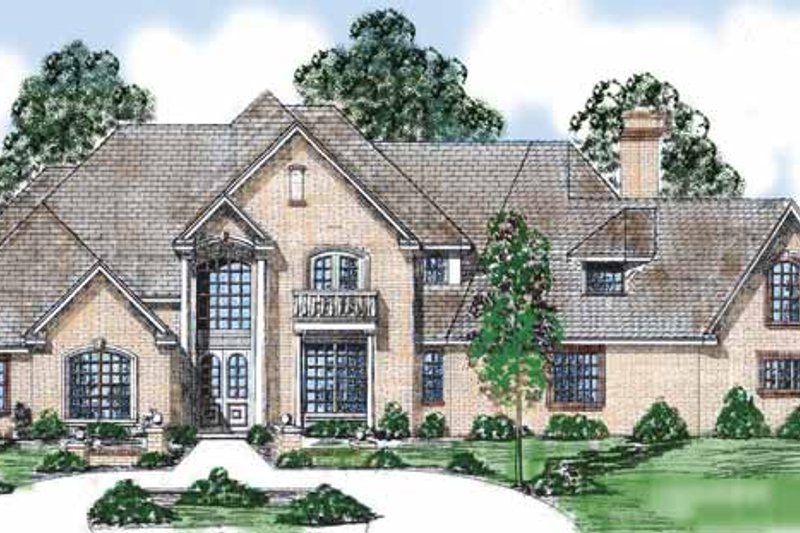 Dream House Plan - Exterior - Front Elevation 4 for Traditional House Plan #52-241 - 4 bed, 4.5 bath
