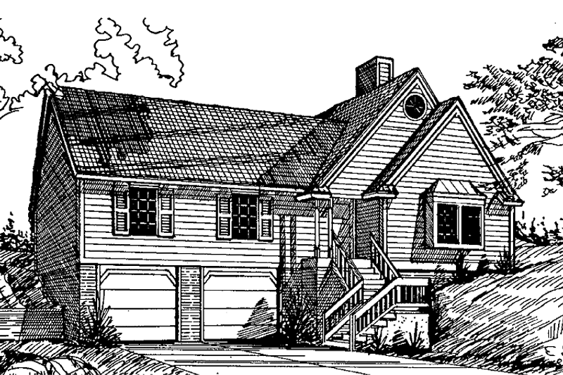 House Plan Design - Country Exterior - Front Elevation Plan #405-262