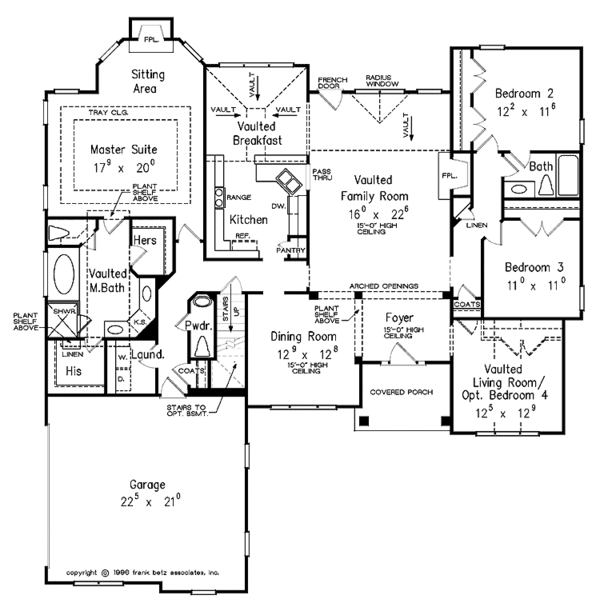 House Design - Mediterranean Floor Plan - Main Floor Plan #927-122