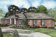 Ranch Style House Plan - 4 Beds 2 Baths 2309 Sq/Ft Plan #17-3165 Exterior 