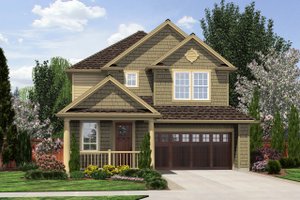 Traditional Exterior - Front Elevation Plan #48-509
