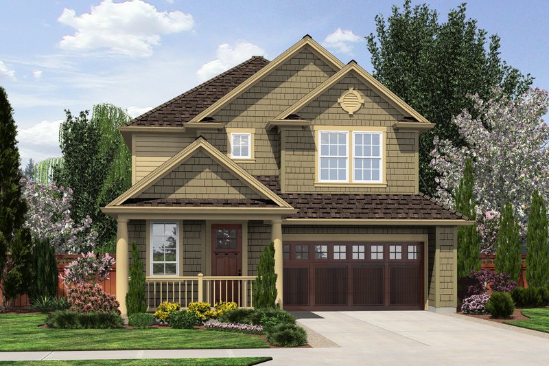 Home Plan - Traditional Exterior - Front Elevation Plan #48-509