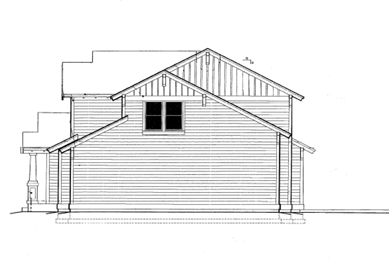 House Plan Design - Exterior - Other Elevation for Craftsman House Plan #48-809 - 3 bed, 2.5 bath