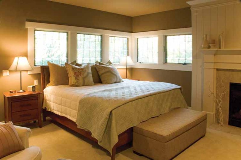 Home Plan - Interior - Master Bedroom for Prairie House Plan #928-50 - 3 bed, 2 bath