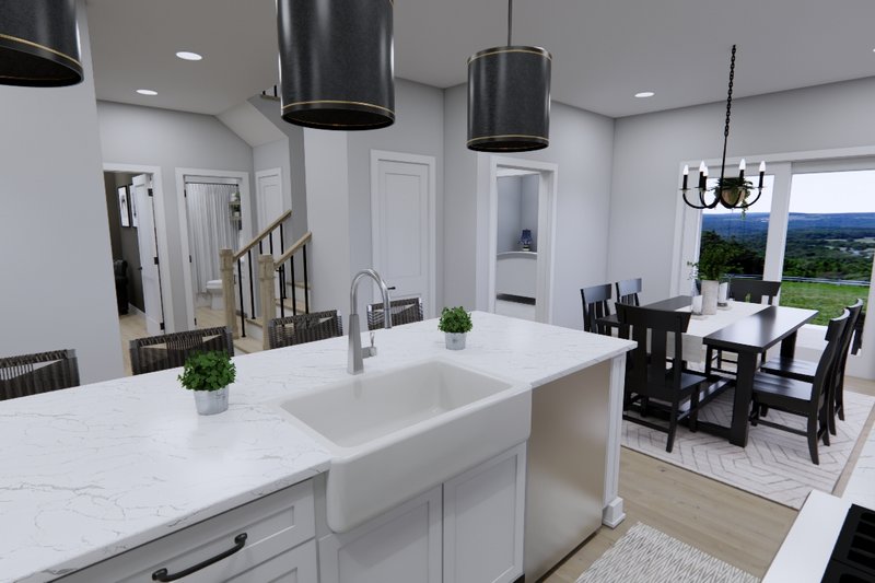 Home Plan - Interior - Kitchen for Craftsman House Plan #51-1553 - 5 bed, 4 bath