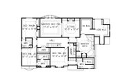 Craftsman Style House Plan - 5 Beds 5.5 Baths 4693 Sq/Ft Plan #54-531 