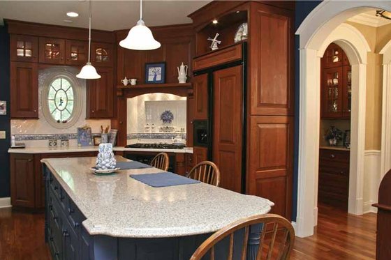 Interior - Kitchen 1 for Tudor House Plan #928-27 - 4 bed, 3.5 bath