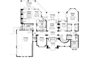Mediterranean Style House Plan - 4 Beds 3.5 Baths 3956 Sq/Ft Plan #930-257 