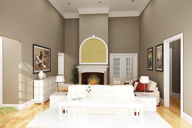 Architectural House Design - Interior - Family Room for Traditional House Plan #45-567 - 3 bed, 2.5 bath