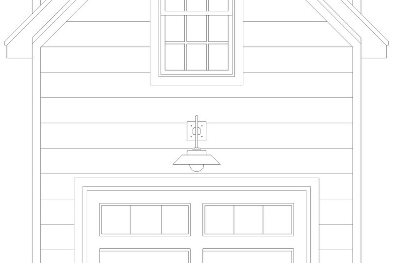 Dream House Plan - Exterior - Front Elevation 3 for Southern House Plan #932-1071, 0 bath