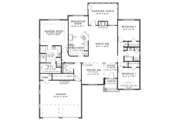 Traditional Style House Plan - 3 Beds 2 Baths 1909 Sq/Ft Plan #17-2877 