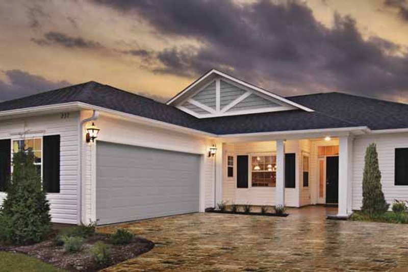 Home Plan - Exterior - Front Elevation 4 for Country House Plan #930-364 - 3 bed, 2 bath