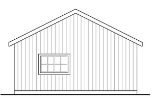 Exterior - Rear Elevation for Traditional House Plan #124-1040, 0 bath