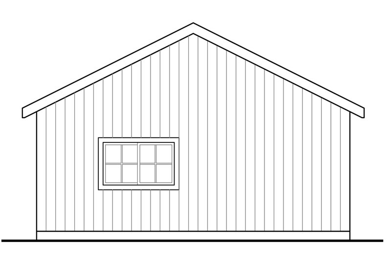 House Plan Design - Exterior - Rear Elevation for Traditional House Plan #124-1040, 0 bath