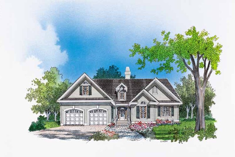 House Plan Design - Ranch Exterior - Front Elevation Plan #929-420