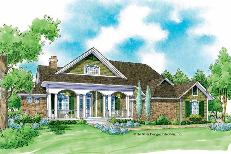 Home Plan - Exterior - Front Elevation 3 for Country House Plan #930-231 - 3 bed, 2.5 bath