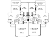 Bungalow Style House Plan - 6 Beds 4 Baths 4300 Sq/Ft Plan #70-1391 