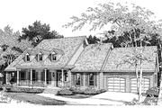 Country Style House Plan - 4 Beds 2.5 Baths 2595 Sq/Ft Plan #406-9626 