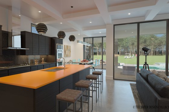Interior - Dining Room for Contemporary House Plan #930-552 - 5 bed, 4.5 bath