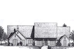 Country Exterior - Front Elevation Plan #310-949