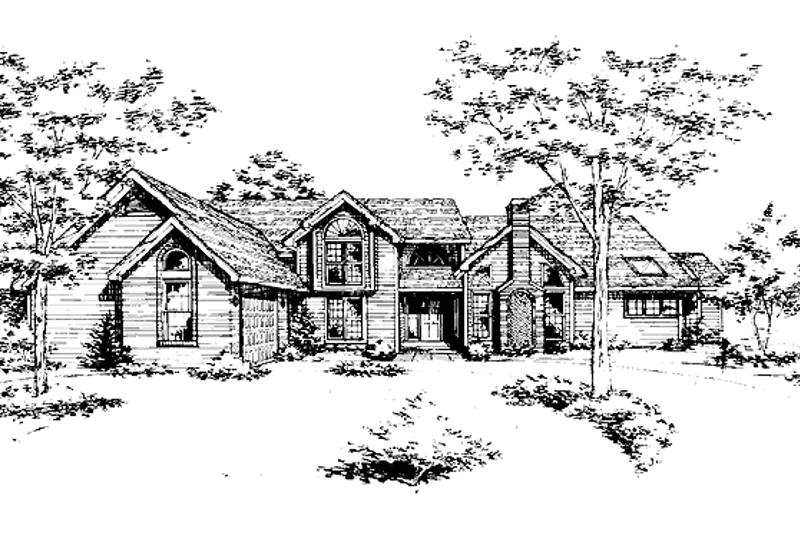 Home Plan - Traditional Exterior - Front Elevation Plan #320-742
