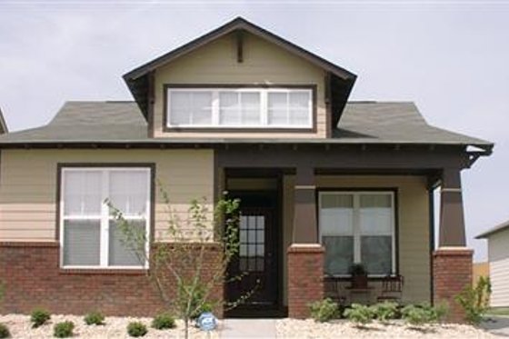 Exterior - Front Elevation for Cottage House Plan #63-146 - 2 bed, 2 bath