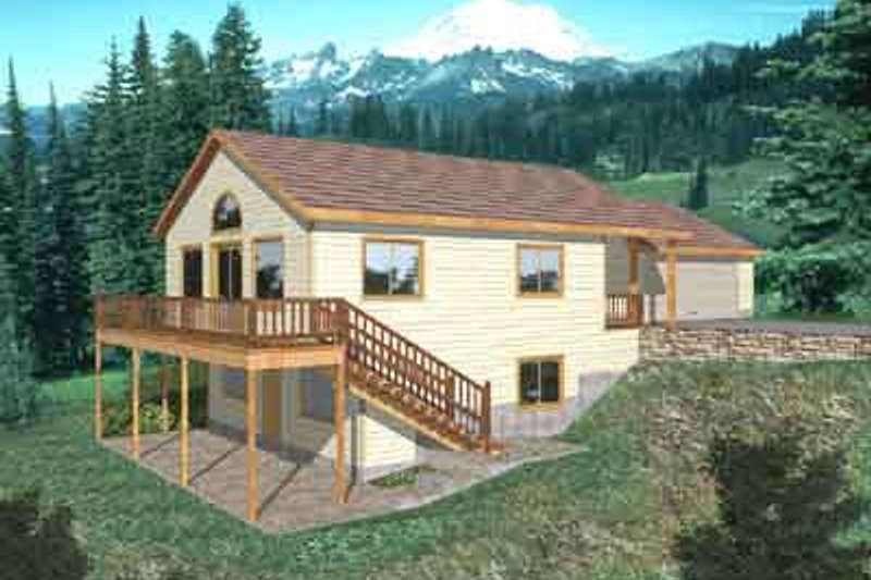 Home Plan - Traditional Exterior - Front Elevation Plan #117-288