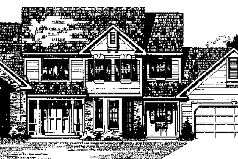 Home Plan - Country Exterior - Front Elevation Plan #1001-128