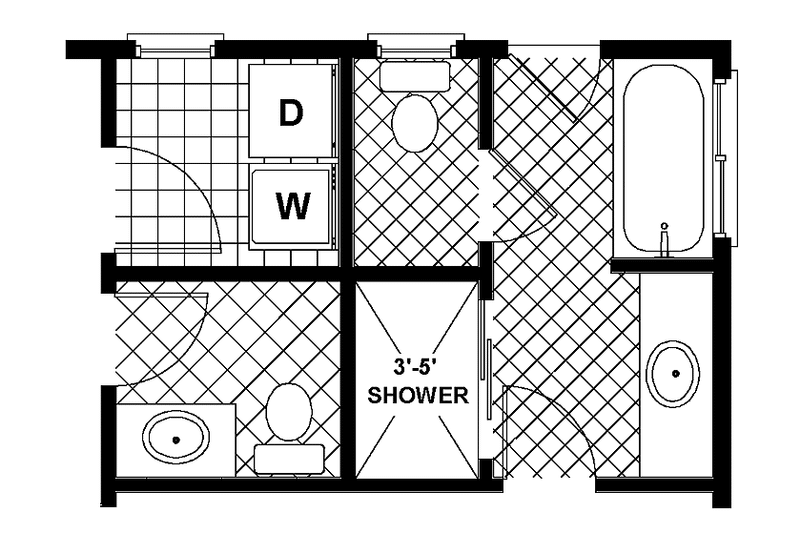 Dream House Plan - Floor Plan - Other Floor 1 for Country House Plan #56-666 - 3 bed, 2.5 bath