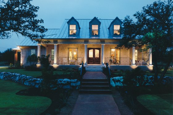 Exterior - Front Elevation 4 for Southern House Plan #20-254 - 4 bed, 3.5 bath