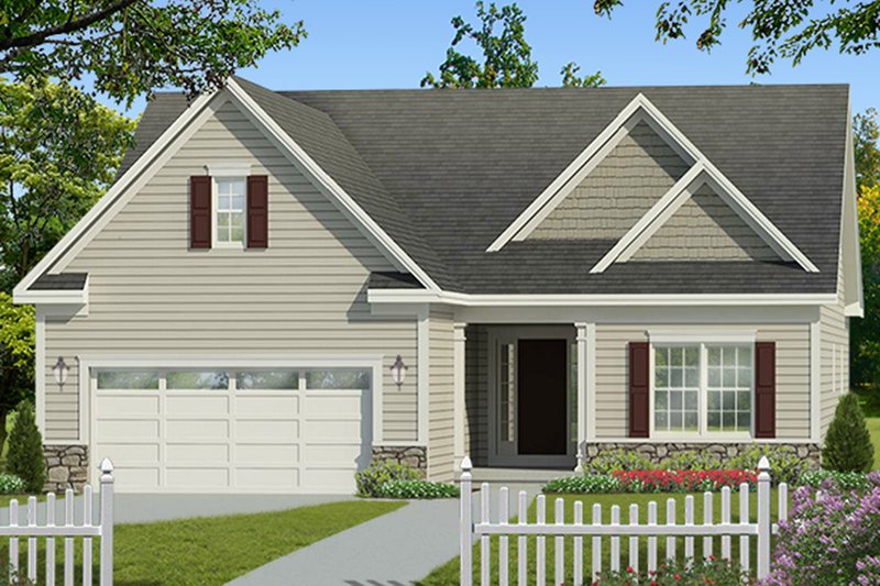 House Design - Ranch Exterior - Front Elevation Plan #1010-181