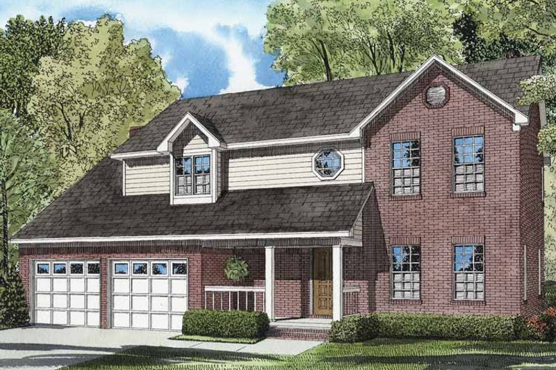 Dream House Plan - Exterior - Front Elevation 3 for Country House Plan #17-2994 - 4 bed, 2.5 bath