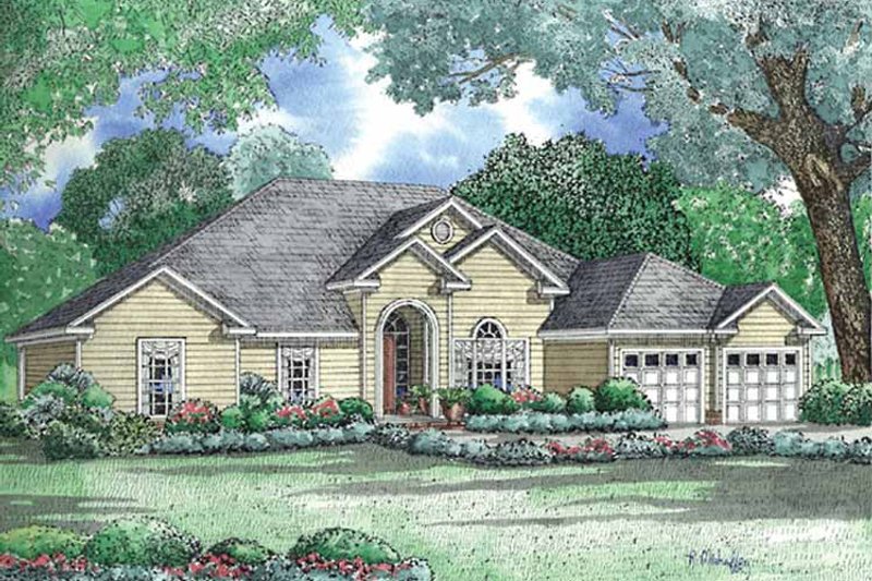 Home Plan - Ranch Exterior - Front Elevation Plan #17-3031