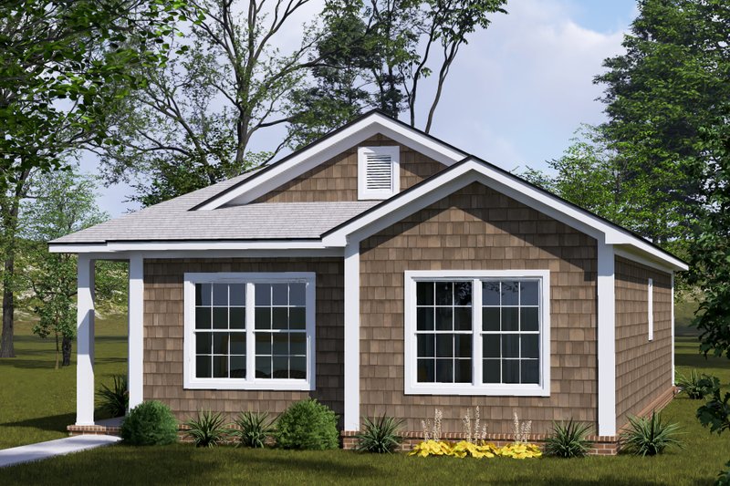 House Blueprint - Exterior - Other Elevation 3 for Cottage House Plan #513-2438 - 3 bed, 2 bath