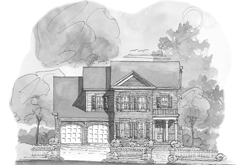 Architectural House Design - Colonial Exterior - Front Elevation Plan #429-326