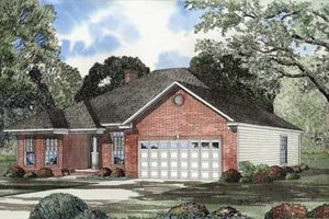 Traditional Exterior - Front Elevation Plan #17-449