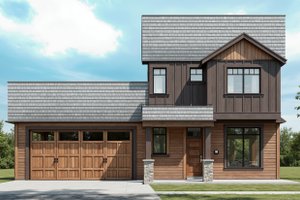 Home Plan - Farmhouse Exterior - Front Elevation Plan #112-283